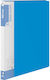 Data King Clipboard Flexible with 10 plastic sleeves Slides for Paper A4 Blue 1pcs