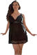 Perfect4u Σετ Sexy Babydoll Babydoll & String Black