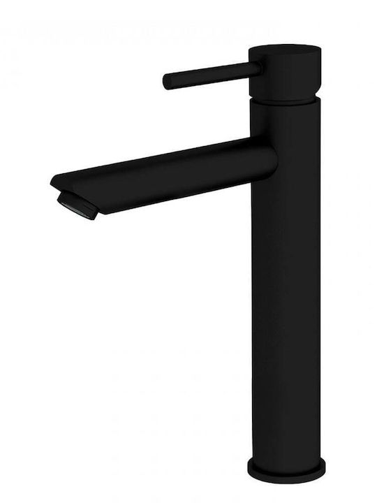 Sparke Gilda Αναμεικτική Μπαταρία Νιπτήρα Ψηλή Black Matt