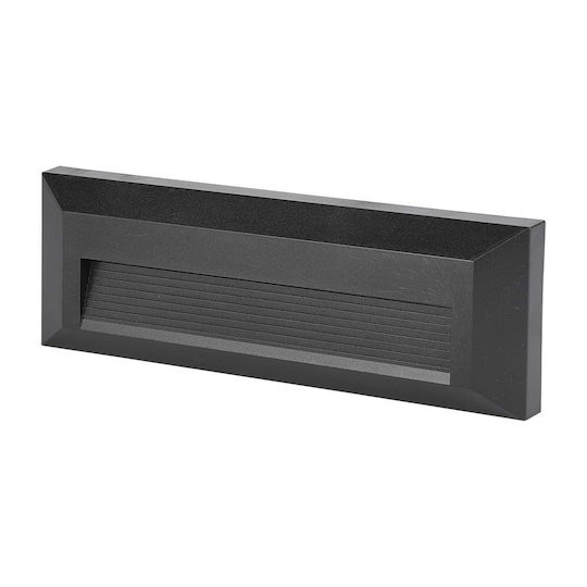V-TAC Стенна Външна Таванна Лампа LED IP65 3W с Топло Бяла Светлина 23x8x2.8см