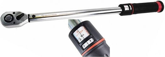 Quatros Δυναμόκλειδο Καρέ 1/2" Ροπής 60-350 Nm