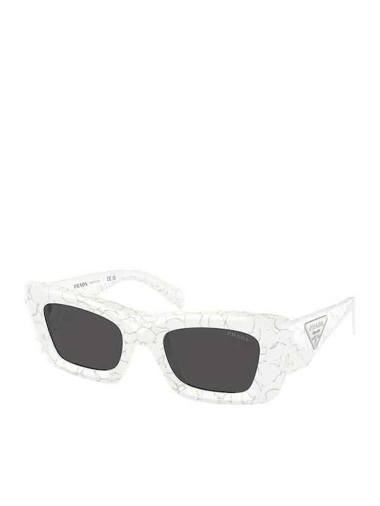 Prada Damen Sonnenbrille mit Weiß Kunststoff Ge...