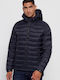Χειμωνιάτικο Μπουφάν Puffer Navy Μπλε