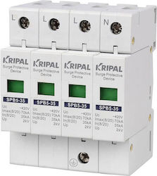 Kripal 4-Poles Inspired T1 Panel Lightning Protection 35kA Kripal 4-Poles Inspired T1 Panel Lightning Protection 35kA