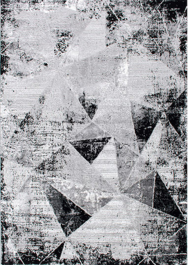 Balsan Σετ Μοντέρνα Χαλιά Κρεβατοκάμαρας Monaco Moma Grey / Black 3τμχ