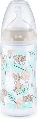 Nuk Plastic Bottle First Choice Plus with Silicone Nipple for 6-18 months Lion King 300ml 1pcs 10.741.764