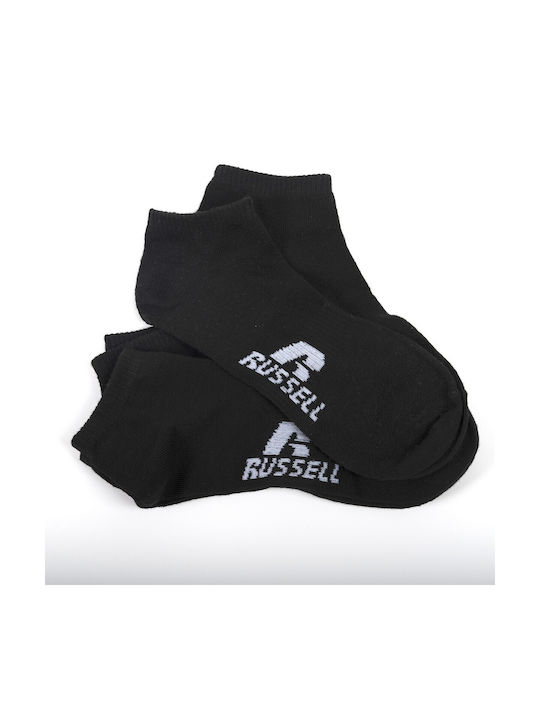 Russell Athletic Αθλητικές Κάλτσες Μαύρες 3 Ζεύγη