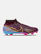 Nike Mercurial SuperFly 9 Academy Kylian Mbappé Pantofi de Fotbal cu crampoane Sfeclă Roșie Închisă / University Blue / Vivid Purple / Metallic Vivid Gold