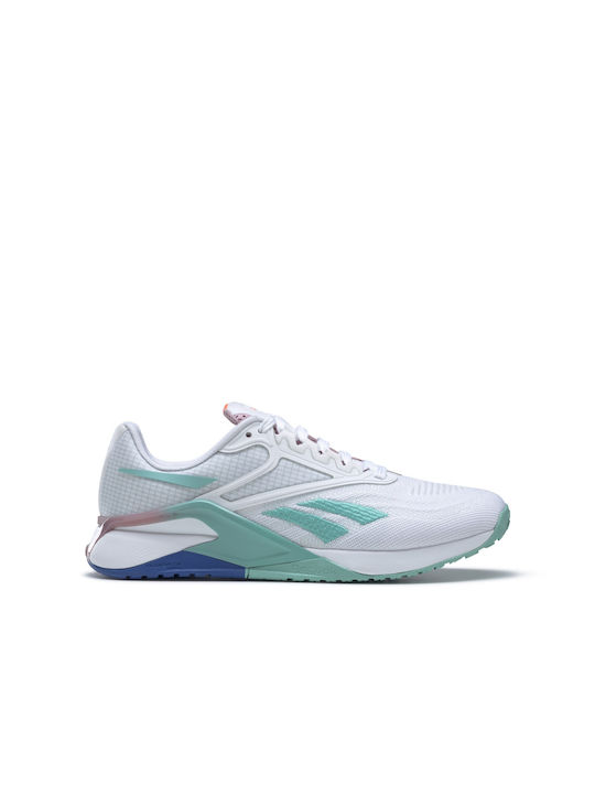 Reebok Sport Nano X2 Γυναικεία Αθλητικά Παπούτσια για Προπόνηση & Γυμναστήριο Cloud White / Semi Classic Teal / Infused Lilac