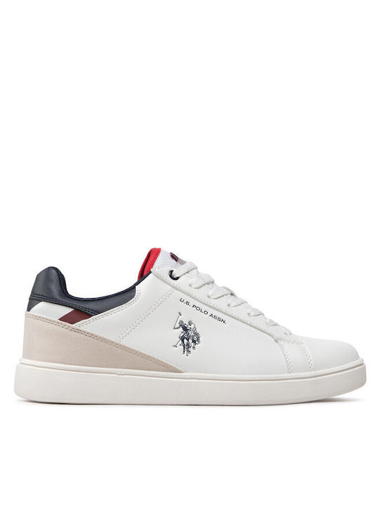 U.S. Polo Assn. ROKKO001M/BY1 Ανδρικά Sneakers Λευκά