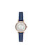 Emporio Armani Watch with Navy Blue Leather Strap