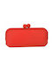 PG Αccessories Γυναικείο Clutch Χειρός Κόκκινο