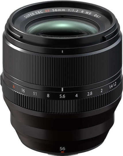 Fujifilm Crop Camera Lens XF 56mm f/1.2 R WR Fixed for Fujifilm X Mount Black