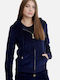 SugarFree Basic Women's Cardigan Navy Blue