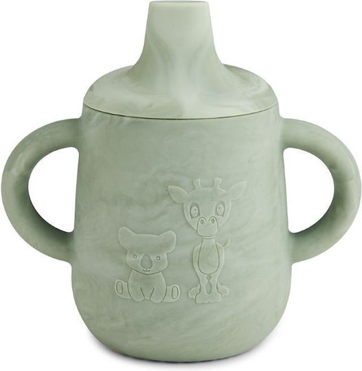 Nuuroo Baby and Toddler Cup Aiko made of Silicone Green 140ml