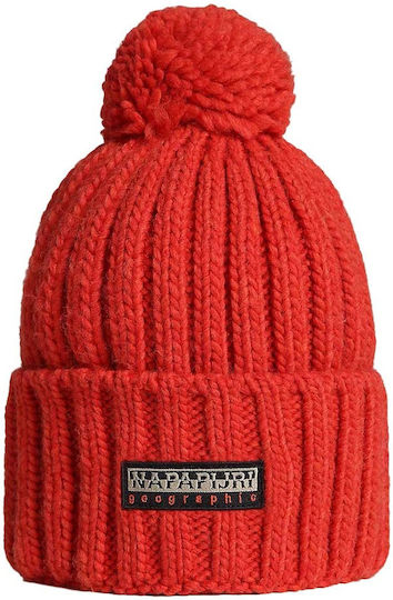 Fea 2 Ribbed Beanie Cap Red NP0A4GKA-RR9