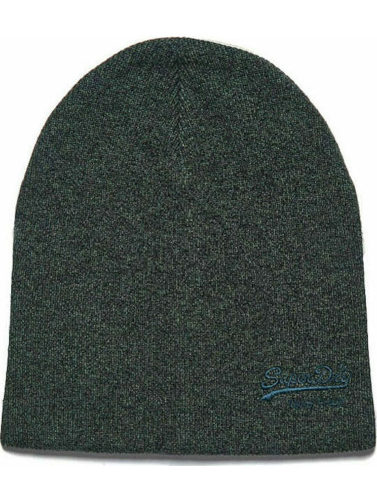 Vintage Logo Classic Beanie Ανδρικός Σκούφος Πλεκτός σε Χακί χρώμα