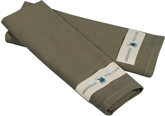 Greenwich Polo Club Handtuch aus 100% Baumwolle in Grün Farbe 30x45cm 2Stück