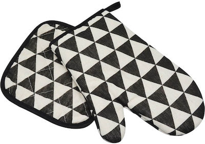 Ankor Oven Mitts Set Black