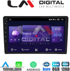 LM Digital Car-Audiosystem für Renault Magnum Jeep Freiheit / Kompass / Cherokee / Großer Cherokee Dodge Dakota / Magnum Chrysler 300C / Großer Voyager / Sebring 2007+ (Bluetooth/USB/WiFi/GPS) mit Touchscreen 10"