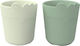 Done by Deer Baby Cups Croco made of Plastic Green 2pcs 100ml