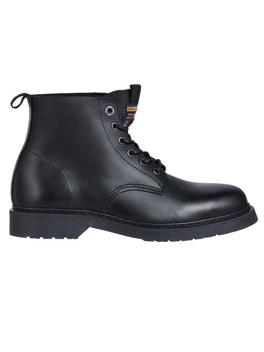 Leather Men's Boots Anthracite