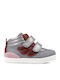 Shadow Παιδικά Sneakers High Ανατομικά με Σκρατς Γκρι