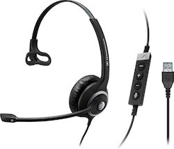 Epos Impact SC230 MS II On Ear Multimedia Headphones with Microphone and USB-A Connection