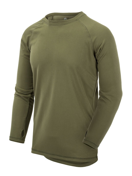 Helikon Tex US LVL 1 Bluza termică pentru bărbați cu mâneci lungi Verde