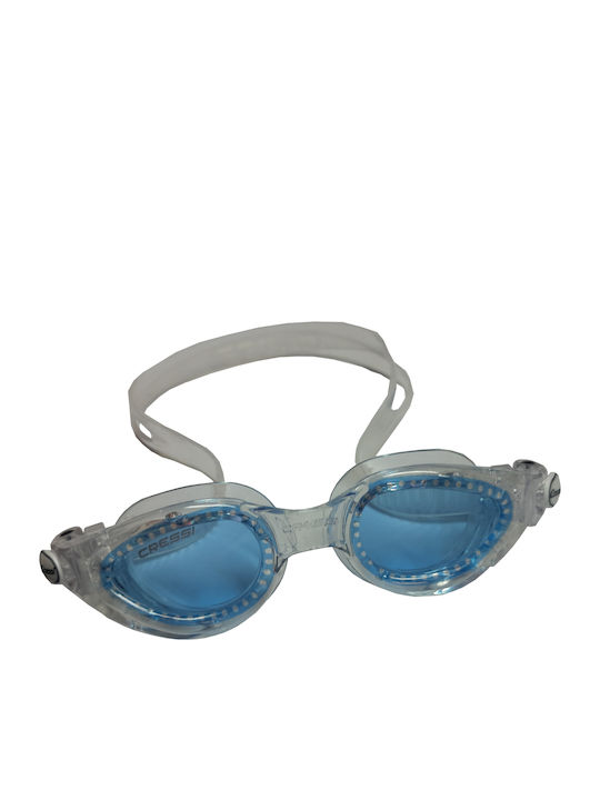 CressiSub Rocks Lens Blue Schwimmbrillen Kinder Transparent