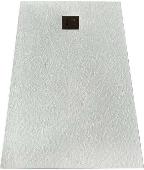 Sparke Mimart Ορθογώνια Ακρυλική Ντουζιέρα 80x140cm Ivory