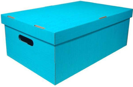 Next Aktenbox 50x31x19cm Hellblau 3Stück