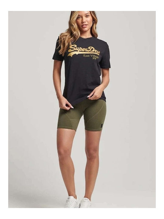 Superdry Vintage Logo Women's T-shirt Black