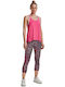 Under Armour Knockout Women's Athletic Blouse Sleeveless Pink