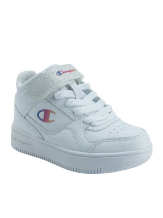 Champion Kids Sneakers High with Scratch White