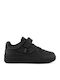 Rebound Ps Παιδικά Sneakers με Σκρατς Μαύρα