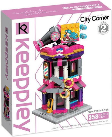 Qman Keeppley City Corner Bauklötze für 6+ Jahre 358 Stück