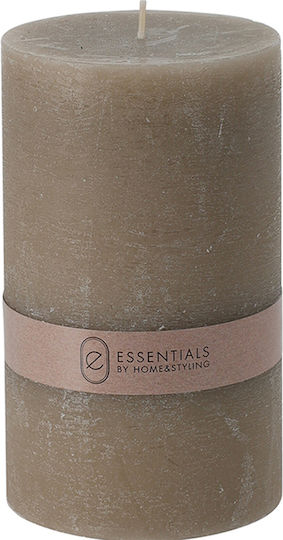 Zaros Декоративна Свещ Rustic Brown - Grey 9x15бр 1бр