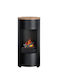 Dimplex Fyr 127 Επιδαπέδιο Ηλεκτρικό Τζάκι 2000W 60.6x131cm Μαύρο