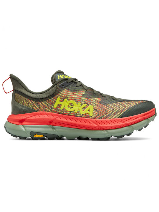 Hoka Mafate Speed 4 Ανδρικά Αθλητικά Παπούτσια Running Πράσινα