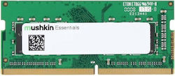 Mushkin Essentials 16GB DDR4 RAM με Ταχύτητα 3200 για Laptop