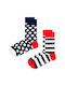 Happy Socks Big Dot Gemusterte Socken Mehrfarbig 2Pack