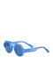 adidas Men's Sunglasses with Blue Plastic Frame and Blue Lens AOG001-022000