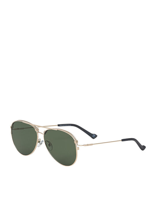 adidas Men's Sunglasses with Gold Metal Frame a...