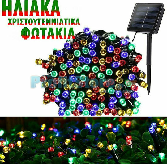 100 Lichter LED 10m. Mehrfarbige Solar in Zeichenfolge 1Stück 100 Lichter LED 10m. Mehrfarbige Solar in Zeichenfolge 1Stück