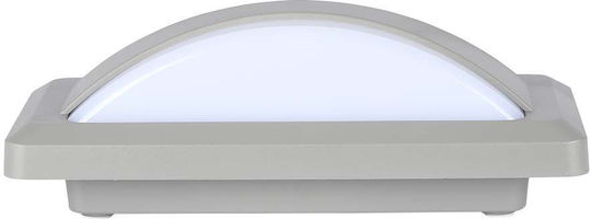 V-TAC Wall-Mounted Outdoor LED Ceiling Lamp IP65 12W With Cool White Light 23x11x7.6cm