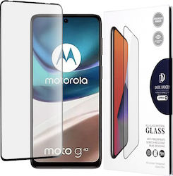 Dux Ducis Full Face Tempered Glass Μαύρο (Motorola Moto G42, Moto G62)
