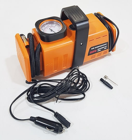 Flexzon Τρόμπα Αυτοκινήτου 200PSI με Καλώδιο Αναπτήρα 12V