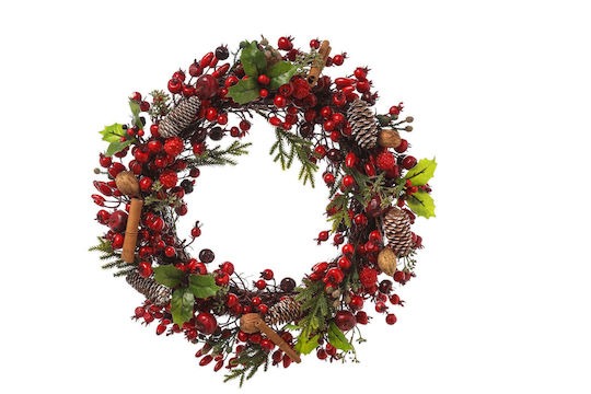 JK Home Decoration Christmas Decorative Wreath Pine