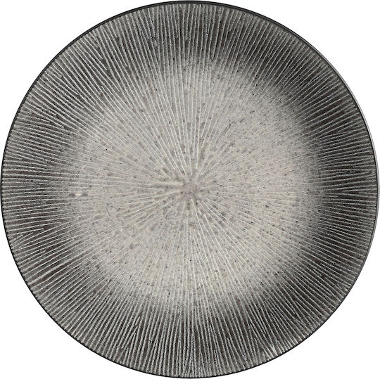 Secret de Gourmet Teller Untiefe Keramik Gray mit Durchmesser 27cm 6Stück